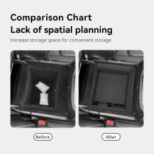 For Patrol Y63 2025-2026 Car Armrest Storage Box Center Console Organizer Tray Interior Accessories