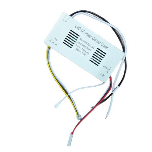 2.4G Bedroom Ceiling Fan Light Wide Voltage Driver 6-Speed Adjustable Remote Control Inverter Controller AC90-265V 1