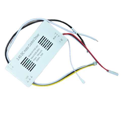 2.4G Bedroom Ceiling Fan Light Wide Voltage Driver 6-Speed Adjustable Remote Control Inverter Controller AC90-265V 2