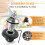 Blender Wet Blade Replacement Assembly with 891 Drive Socket Kit Replace 1151 1152 STM102R 104675-1 6