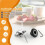 Blender Wet Blade Replacement Assembly with 891 Drive Socket Kit Replace 1151 1152 STM102R 104675-1 7