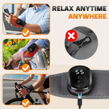 Portable Wrist Massager Heating Hand Massage Device Cordless Wrist Brace for Daily Comfort