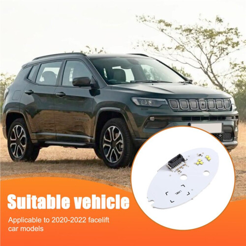 Car White DRL LED Daytime Running Lights Board Module for  Compass Facelift 2020-2022 Left 1
