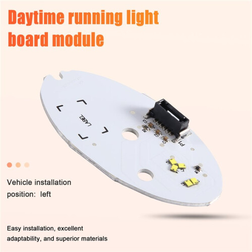 Car White DRL LED Daytime Running Lights Board Module for  Compass Facelift 2020-2022 Left 2