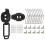 20-Piece Set Adjustable Elastic Cable Clips for  Cable Management and Organization 1