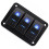 3 Gang Rocker  Panel for 12V/24V Car Boat Dash with  LED Control 5