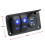 Car  Panel 2+1 Gang Light Toggle Control Digital Voltmeter Dual USB Chargers  Outlet Combination 6