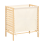 Beliani Laundry Basket CARACHI Bamboo Light Brown 65 L 1