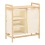 Beliani Laundry Basket TOROTAL Bamboo Light Brown/ White 120 L 1