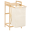 Beliani Laundry Basket TOROTAL Bamboo Light Brown/ Beige 40 L 4