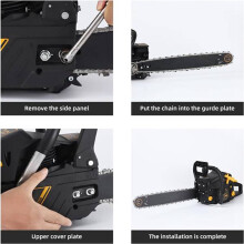 5Pack 14in Chainsaw Chain 52 Drive .050in Gauge, 3/8in Pitch Replacement Chains for ,Echo,Poulan