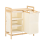 Beliani Laundry Basket TOROTAL Bamboo Light Brown/ White 120 L 4