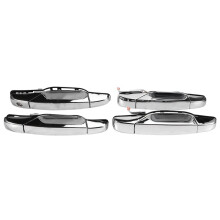 4PCS Exterior Chrome Door Handle Front Rear Driver & Passenger for 2007-2014 Escalade Chevy Avalanche Silverado