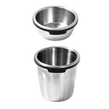 Portafiltermandje Herbruikbaar Koffiefilter voor ES601 ES701 Espresso Machine, Dubbele en Luxe Mandjes