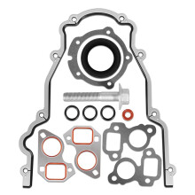 TCS45993 Engine Timing Cover Gasket & Water Pump Seal Kit for LS1 LS2 LS3 LS6 Engines, Chevy