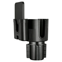 Car Cup Holder Expander with Phone Holder, 2 in 1 Cup Organizer with Adjustable Base, Fits for Tumbler Cup 20-40oz