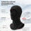 Maschera da Sci Invernale Integrale, Antivento, Scaldacollo Termico, Copricapo per Uomo e Donna, Nera. 6