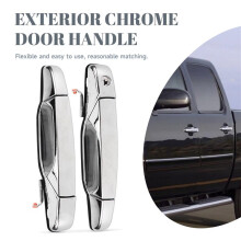 4 Szt. Zewnętrzne Chromowane Klamki Drzwi Przednich i Tylnych dla Kierowcy i Pasażera do Escalade dla Chevy Avalanche Silverado z Lat