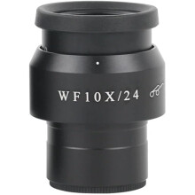WF10X/24MM Microscope Eyepiece Wide Field Binocular Stereo Microscope Lens Interface 30MM Diopter Adjustable