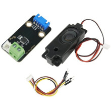 Moduł Wzmacniacza Mocy Audio MAX98375 I2S, Płytka Wzmacniacza Audio Klasy D DIY do Klocków Elektronicznych, z Głośnikiem
