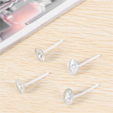 1000Pcs/Lot Candle Wicks 1 Inch Low Smoke Candle Wick with Metal Tabs Tea Light Wicks for Candle Making