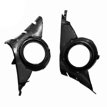 1Pair Car Front Bumper Fog Light Chrome Cover Bezel 452HW 7452HX for  207CC 2008-2014 Fog Lamp Trim Frame