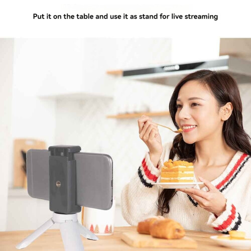 Tripod Phone Stabilizer for Enhanced Photography & Videography White