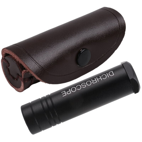 Gemstone Calcite Dichroscope Trichoic Gem Gemstones Gemological Testing 15mm Diameter Heavy Handheld Gem Spectroscope