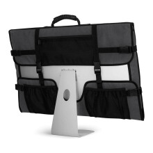 Travel Carrying Case for Monitors Protective Monitor Bag Monitor Carrying Case Black