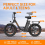 URLIFE E20 48V13AH Step-thru City 50mi EBike,white 12