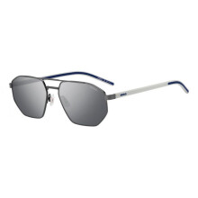 Occhiali da sole Hugo HG 1433/S 59/17/135.6 Montatura in metallo opaco di rutenio scuro UOMO HG 1433/S