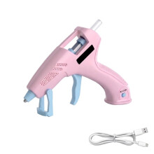 Cordless Hot Glue Gun Fast Heating 2000mAh Type-C Rechargeable for DIY Crafts Home Repairs