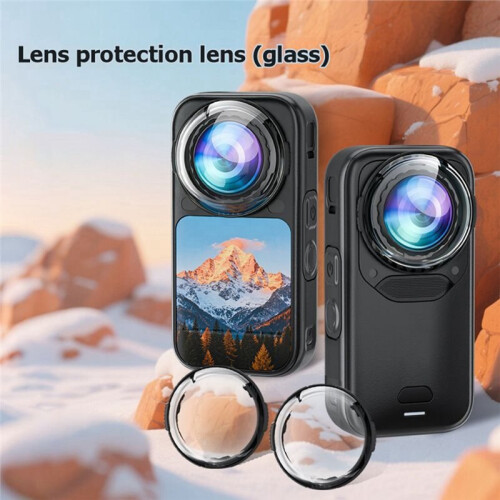 2PCS for  X6 Lens Protector Tempered Glass Anti Scratch 360 Camera Lens Guard Snap  Protective Accessory 2