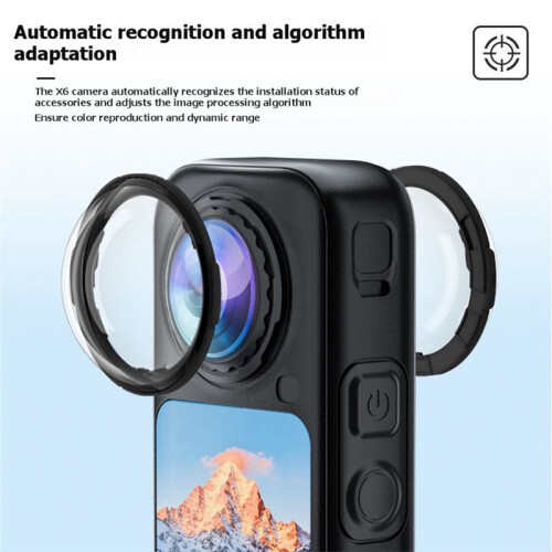 2PCS for  X6 Lens Protector Tempered Glass Anti Scratch 360 Camera Lens Guard Snap  Protective Accessory 2