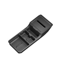Para 2024-2027 Caixa de Armazenamento Do Console Central Porta-Copos Organizador de Lenços de Papel Acessórios Internos Do Carro Sob o