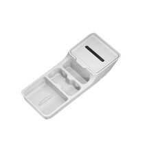 For 2024-2027 Center Console Storage Box Cup Holder Tissue Organizer Under Console Car Interior Accessories B