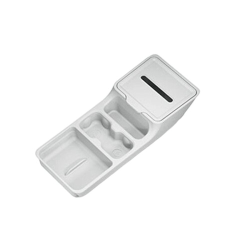 For   2024-2027 Center Console Storage Box Cup Holder Tissue Organizer Under Console Car Interior Accessories B 1
