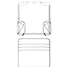 Soft Clear Protective Case for RG34XX SP Handheld Console Ergonomic Grip Anti-Drop Anti-Scratch Handheld Console Cover B