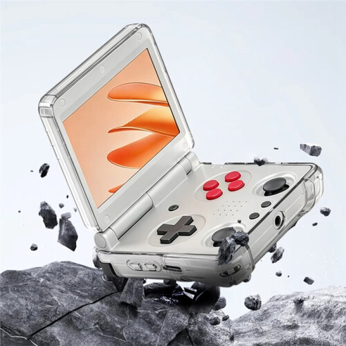 Soft Clear Protective Case for RG34XX SP Handheld Console Ergonomic Grip Anti-Drop Anti-Scratch Handheld Console Cover B 2