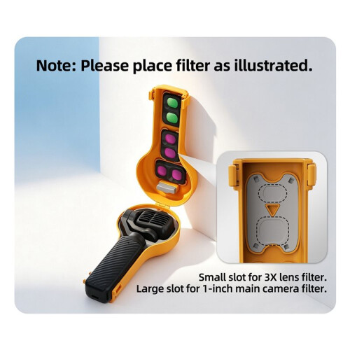 All-in-One Protective Cover for  Osmo Pocket 4P Anti-Scratch Flip Hard Shell Case Filter Version for  Pocket 4P E 2