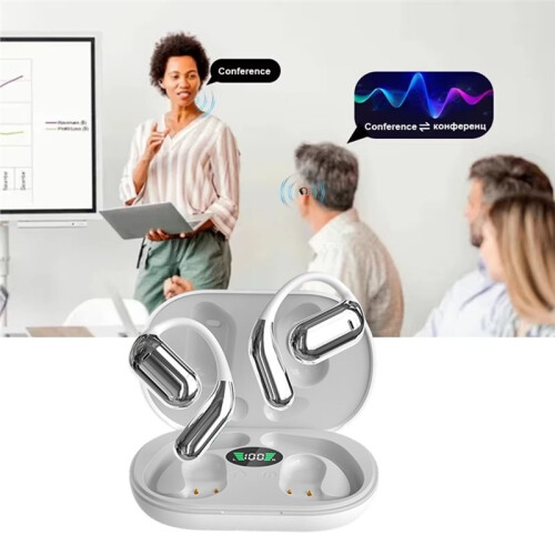 AI Translator Earbuds Noise Cancelling  Headset Instant Translator  Voice RealTime A 1