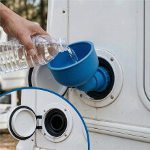 RV Water Inlet Funnel for 5 Gallon Jug, Campers Water Fill Adapter Freshwater Storage Tank Filling Funnel Wide Mouth