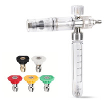1/4'' Quick Connect Foam Cannon Transparent Foam SprayerAdjustable Nozzle for Pressure Washer Accessories