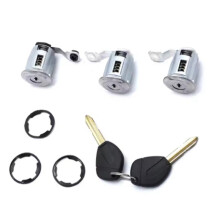 Door Lock Cylinders Set with Key 9170G3 252522 9170CW for Partner Berlingo Xsara 1996-2008 Accessories
