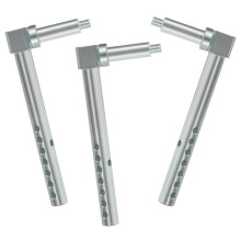3pcs AM136328 AM136327 Mower Deck Gage Wheel Arm Shaft Front Left & Right,3/4" Dia for Tractors X300 X500