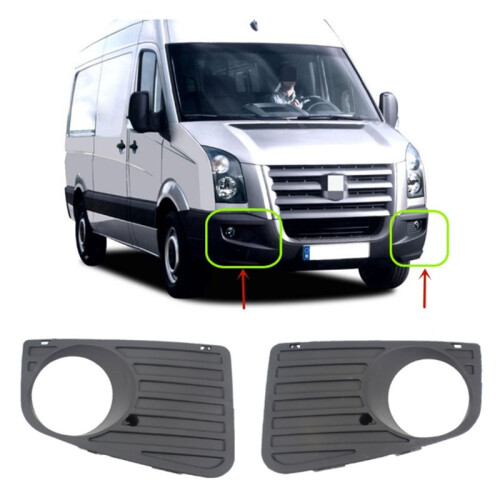 1set Fog Light Cover Frame 2E0807675 2E0807676 Suitable for   2010-2017 Models