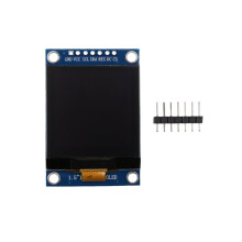 1.5 Inch OLED Screen Module 1.5 Inch OLED Display Module SPI 7Pin 128x128 COG SH1107 Drive 3V-5V White LCD Display