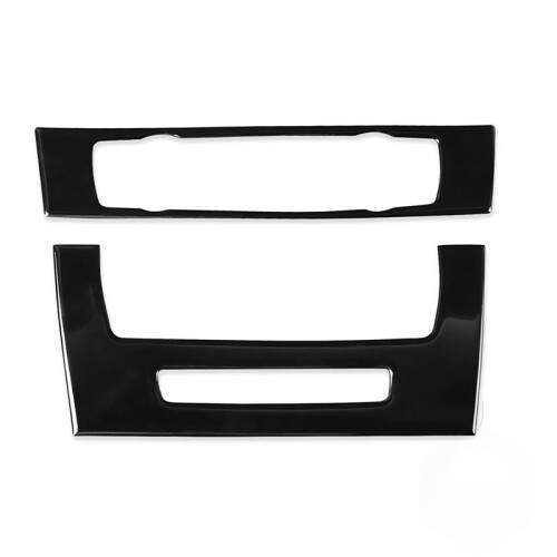 Cache-Panneau de Commande CD de Climatisation - Accessoire Intérieur Auto - Autocollant pour  Série 3 E90 E92 2005-2012