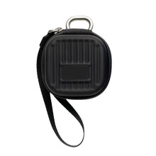 Lens Filter Case Waterproof Dustproof Camera Lens Filter Storage Bag with Wrist Strap Hard Travel Carrying Case Black