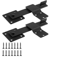 Flip Gate for Lock Adjustable Barn Door Lock Hardware Safety Rustic Gate for Ourdoor Wooden Fence Sliding Doors